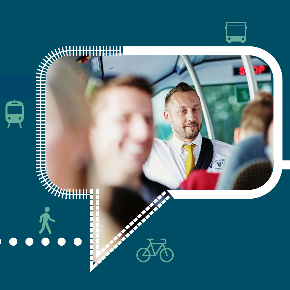 Mobilbegleiter im Bus