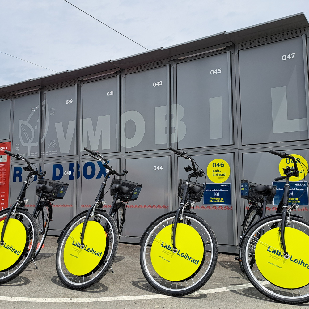 Lab Leihräder und Radboxen von VMOBIL