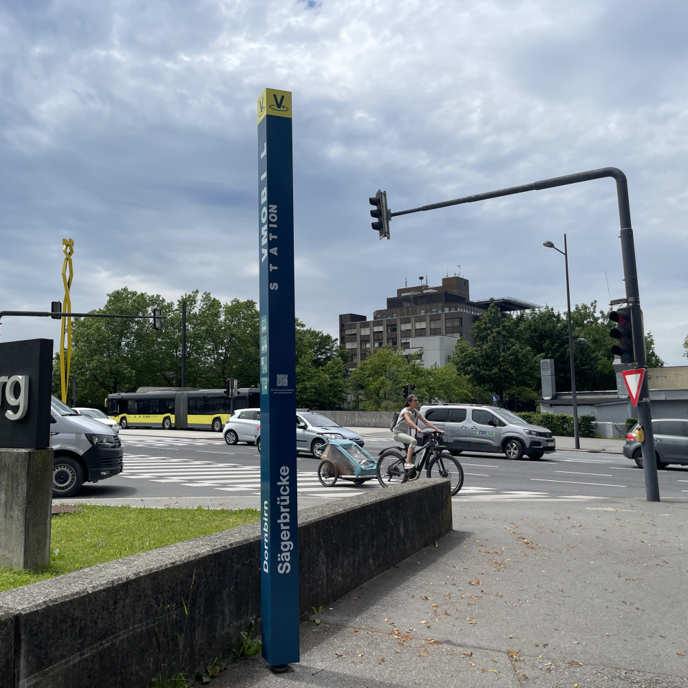 VMOBIL Station Dornbirn Sägerbrücke