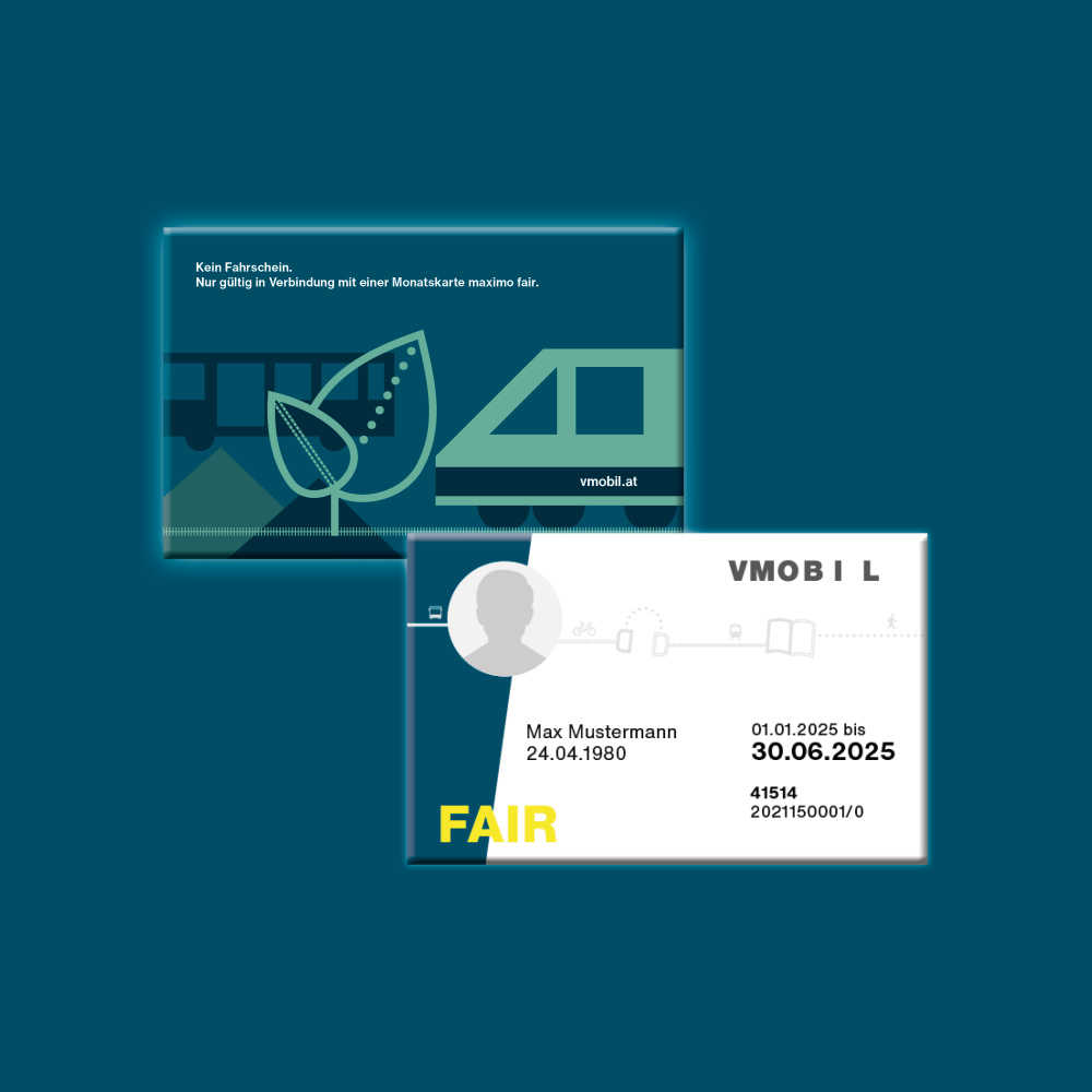 Faircard Vorderseite und Rückseite