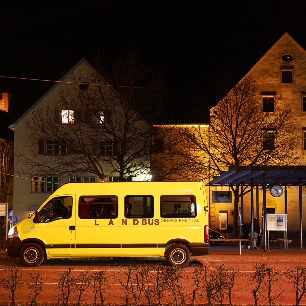 Nachtrufbus in Feldkirch unterwegs