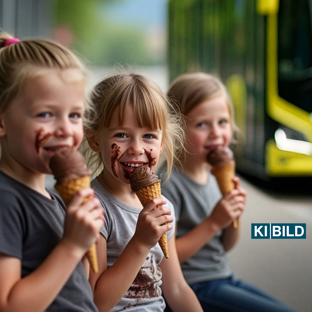 Einfacher als Eis essen_KI generiertes Bild