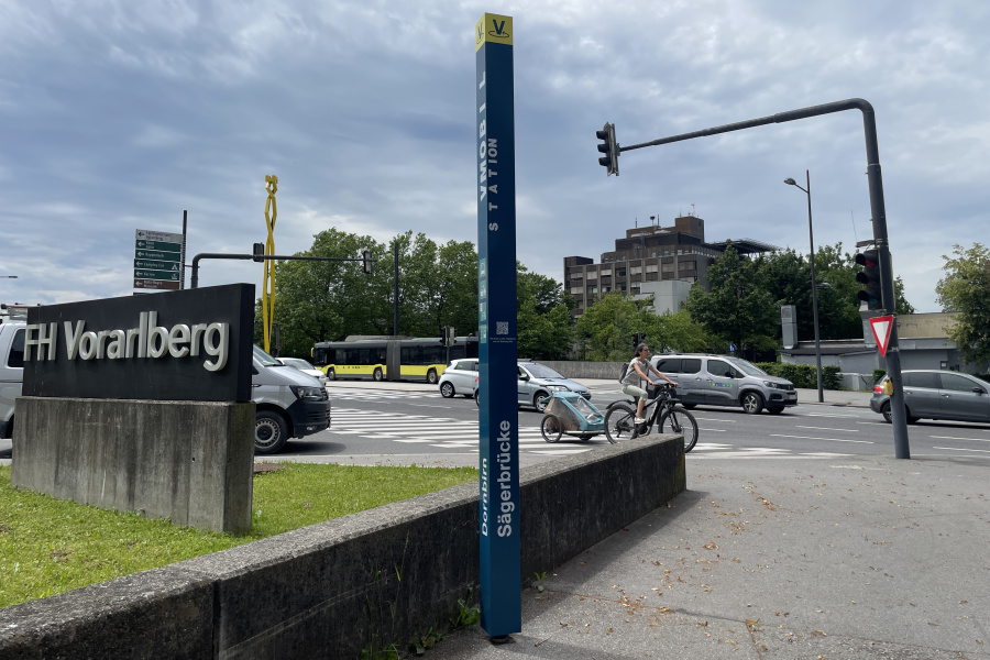 VMOBIL Station Dornbirn Sägerbrücke