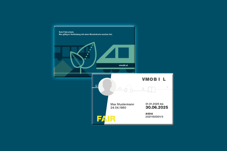 Faircard Vorderseite und Rückseite